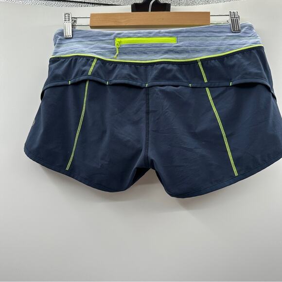 Lululemon Run: Speed Short *4-way Stretch in Inkwell/Space Dye Twist Lullaby Ray - Picture 4 of 7